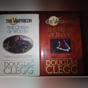 The Vampyricon Series 1 & 3.  Queen Of Wolves, The Priest Of Blood Douglas Clegg